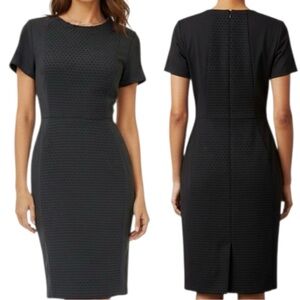 Banana Republic Factory Clip Dot Seam Sheath Dress